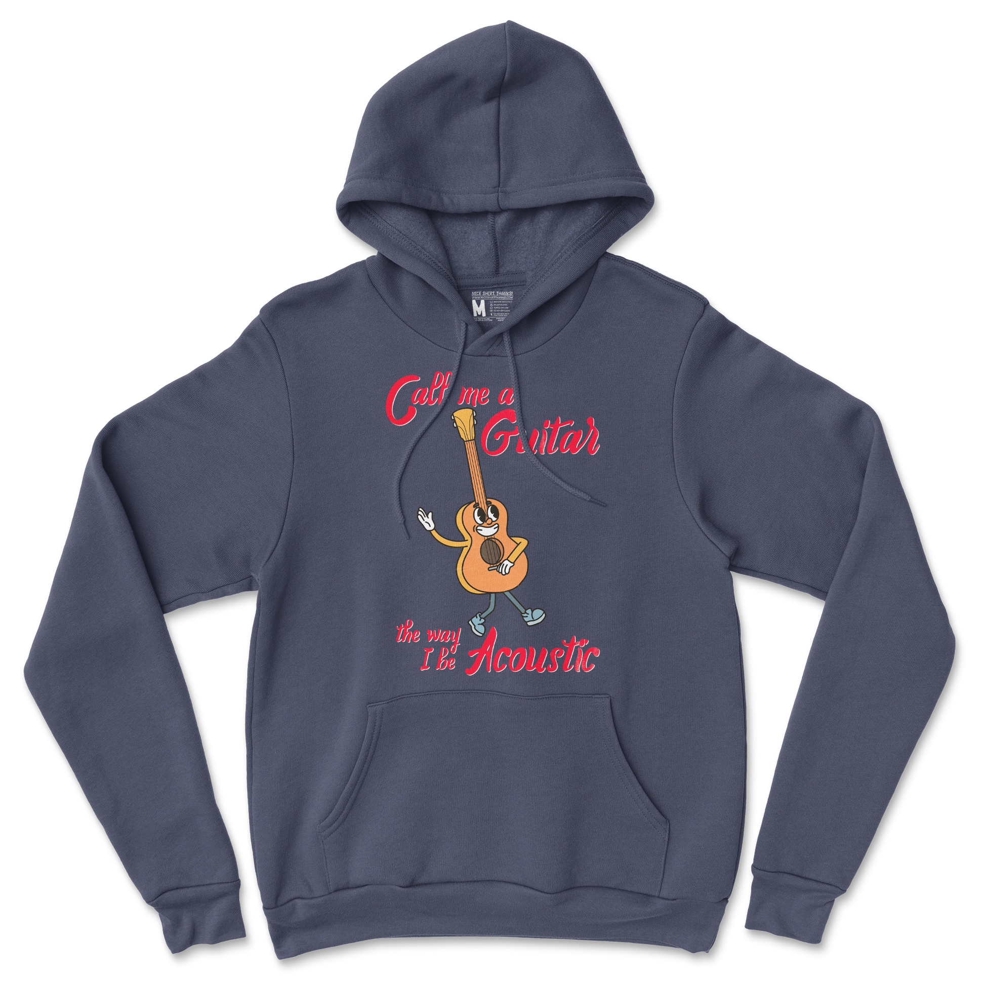 Gildan SoftStyle Hoodie I Do Be Acoustic  in Navy