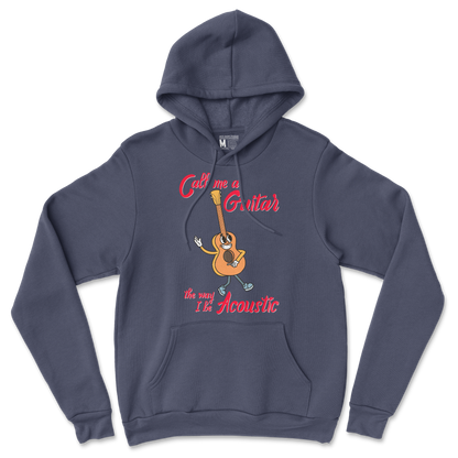 Gildan SoftStyle Hoodie I Do Be Acoustic  in Navy