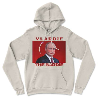 Gildan SoftStyle Hoodie Vladdie The Baddie in Sand