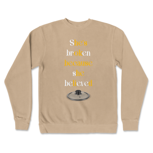 Independent Clothing Co. Crew Neck He Lid  in Sandstone
