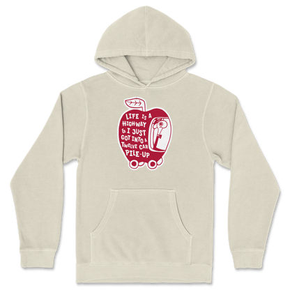 Independent Clothing Co. Hoodie Life Is A Highway  in Ivory