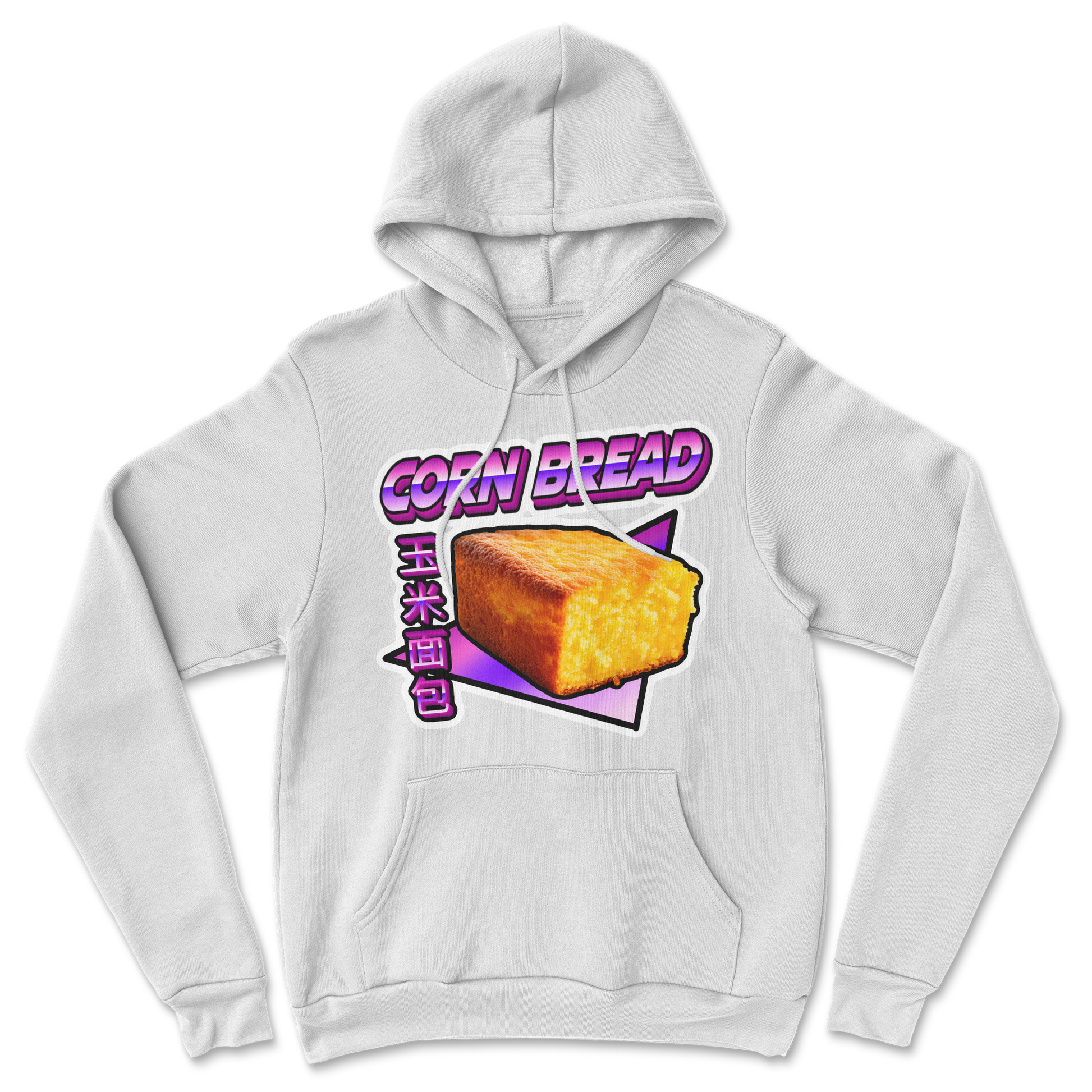 The Nice Shirt Hoodie Corn Bread  in White