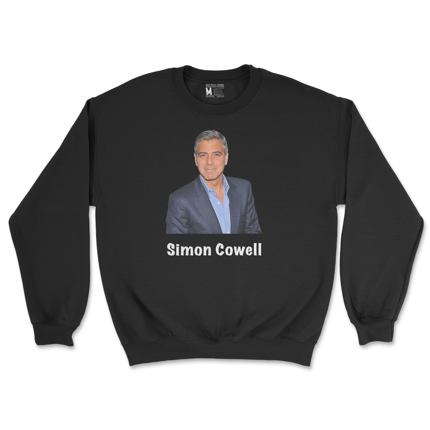 Gildan SoftStyle Crew Neck Simon in Black