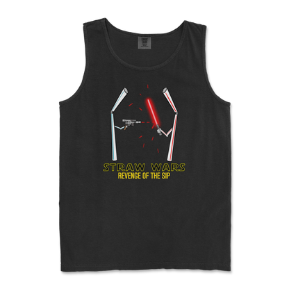 Comfort Colors Tank Top Straw Wars in Black