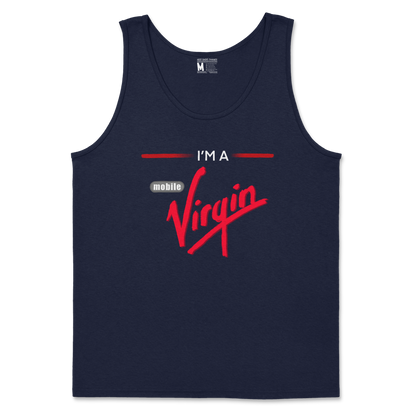 Gildan SoftStyle Tank Top Mobile Virgin in Navy