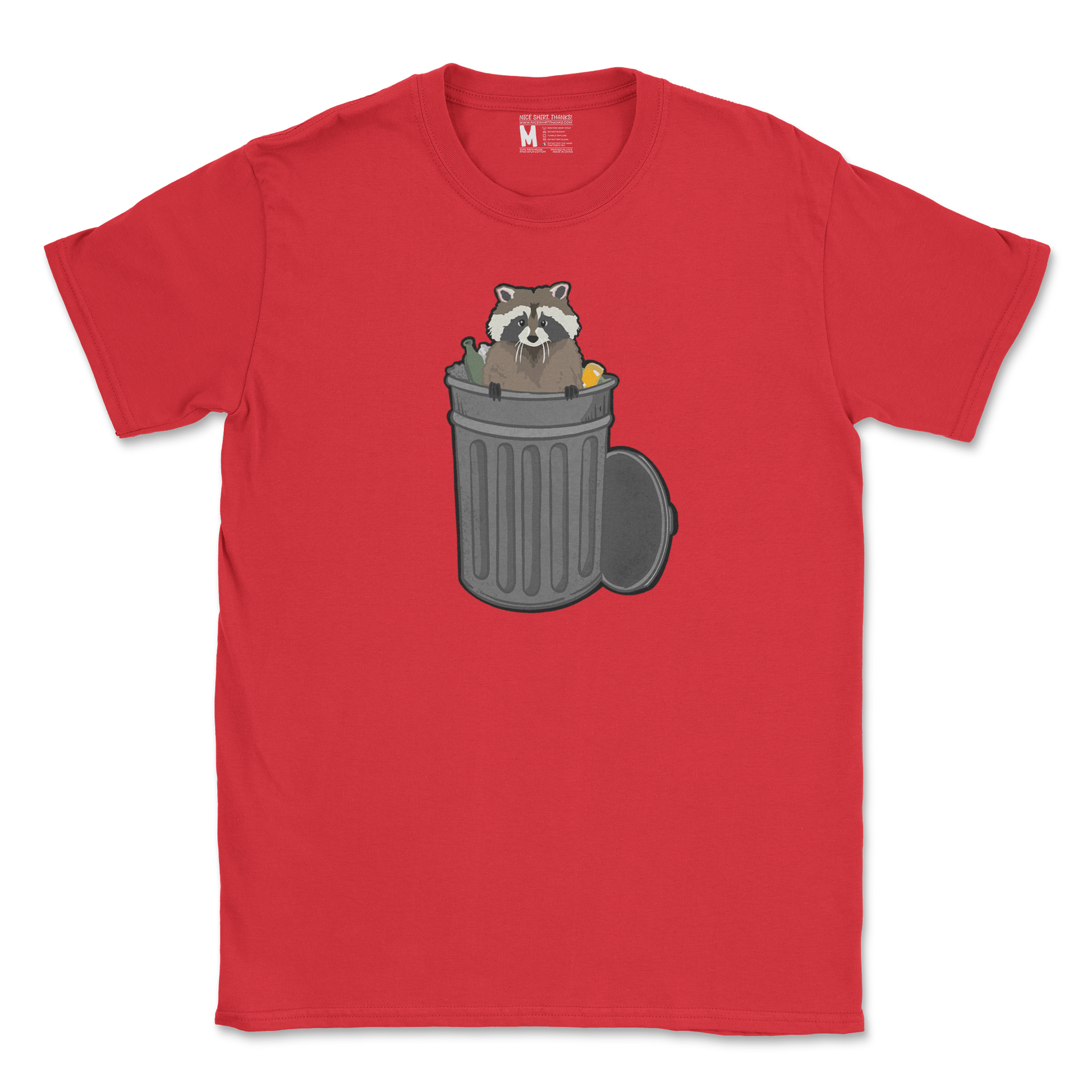 Gildan SoftStyle T-Shirt Trash Panda Enthusiast in Red