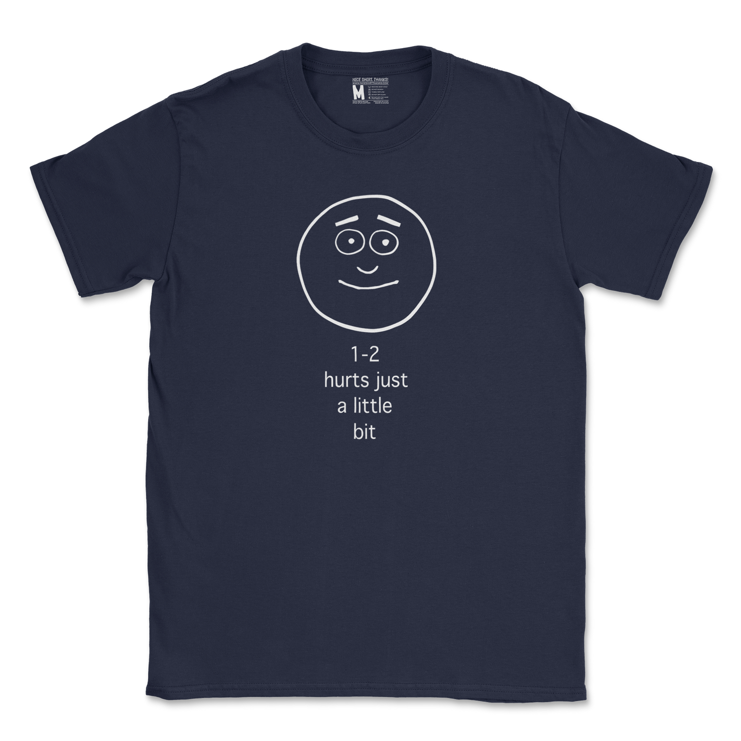 Gildan SoftStyle T-Shirt Hurts A Little Bit in Navy