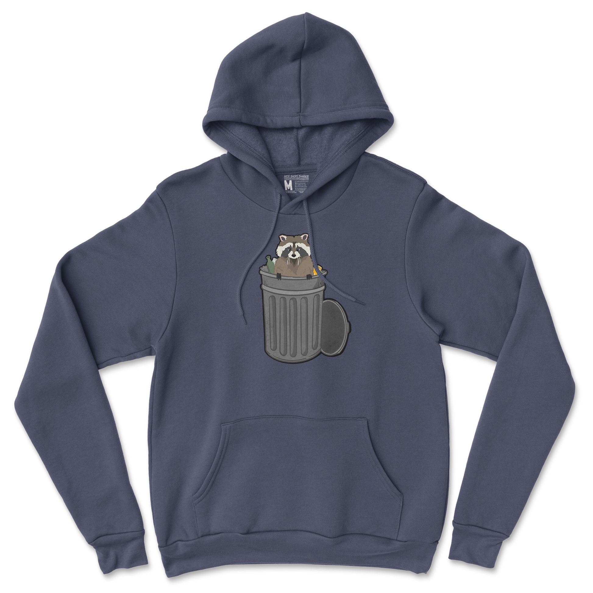 Gildan SoftStyle Hoodie Trash Panda Enthusiast in Navy