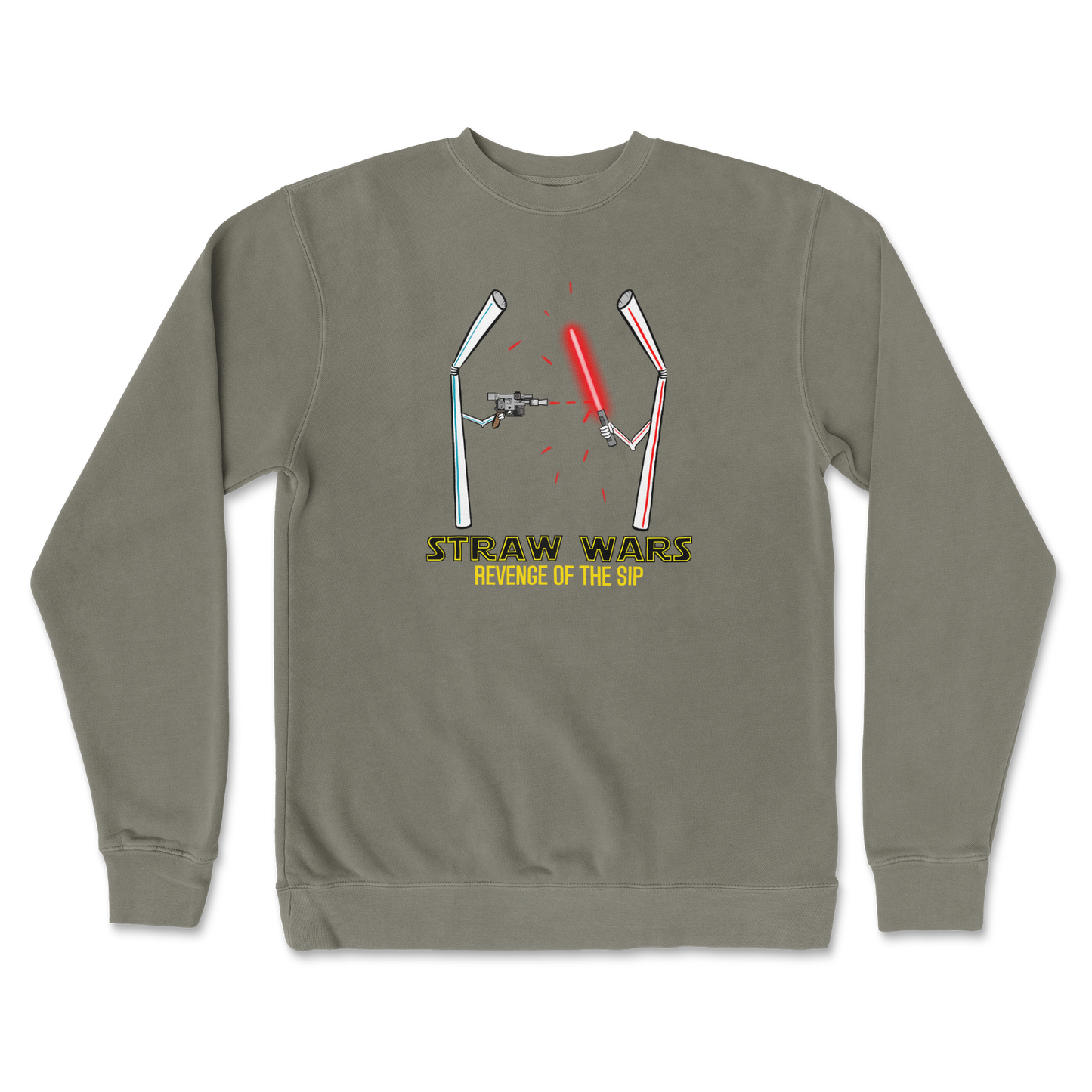 Independent Clothing Co. Crew Neck Straw Wars in Army