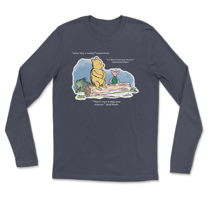 The Nice Shirt Long Sleeve Winnie the Pooh  in Navy