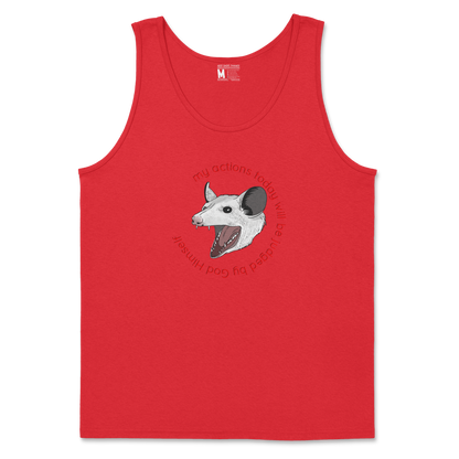 Gildan SoftStyle Tank Top in Red