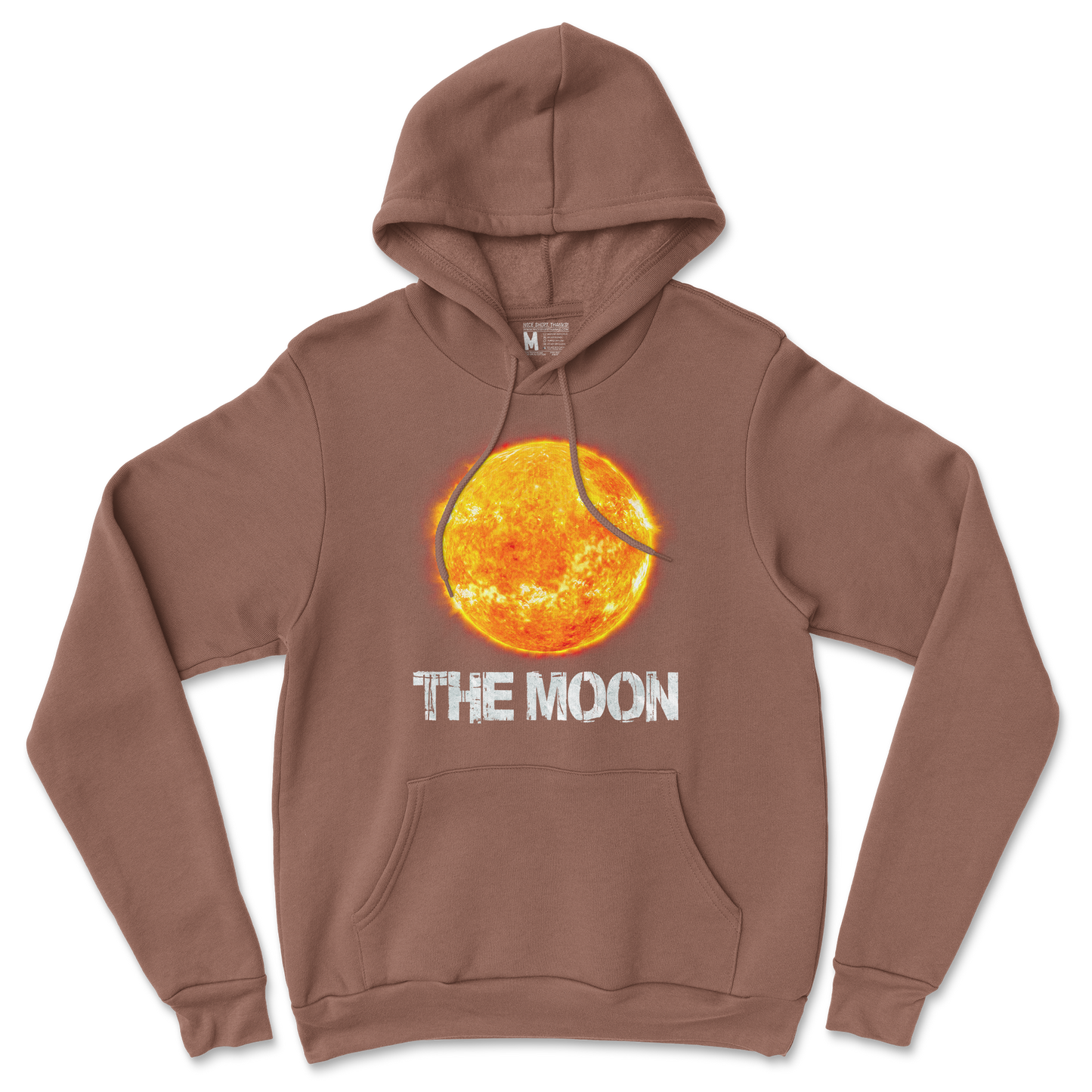 Heavy Blend Hoodie the moon in Cocoa