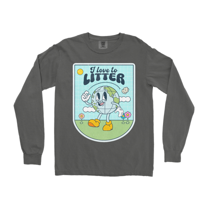 Comfort Colors Long Sleeve Earth Day in Pepper