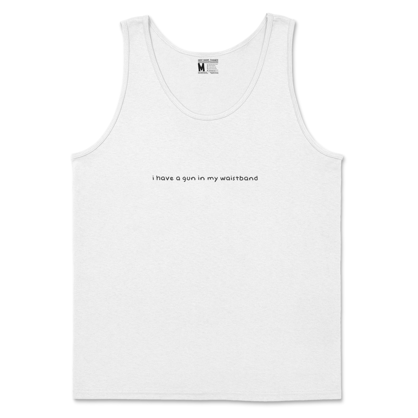 Gildan SoftStyle Tank Top in White