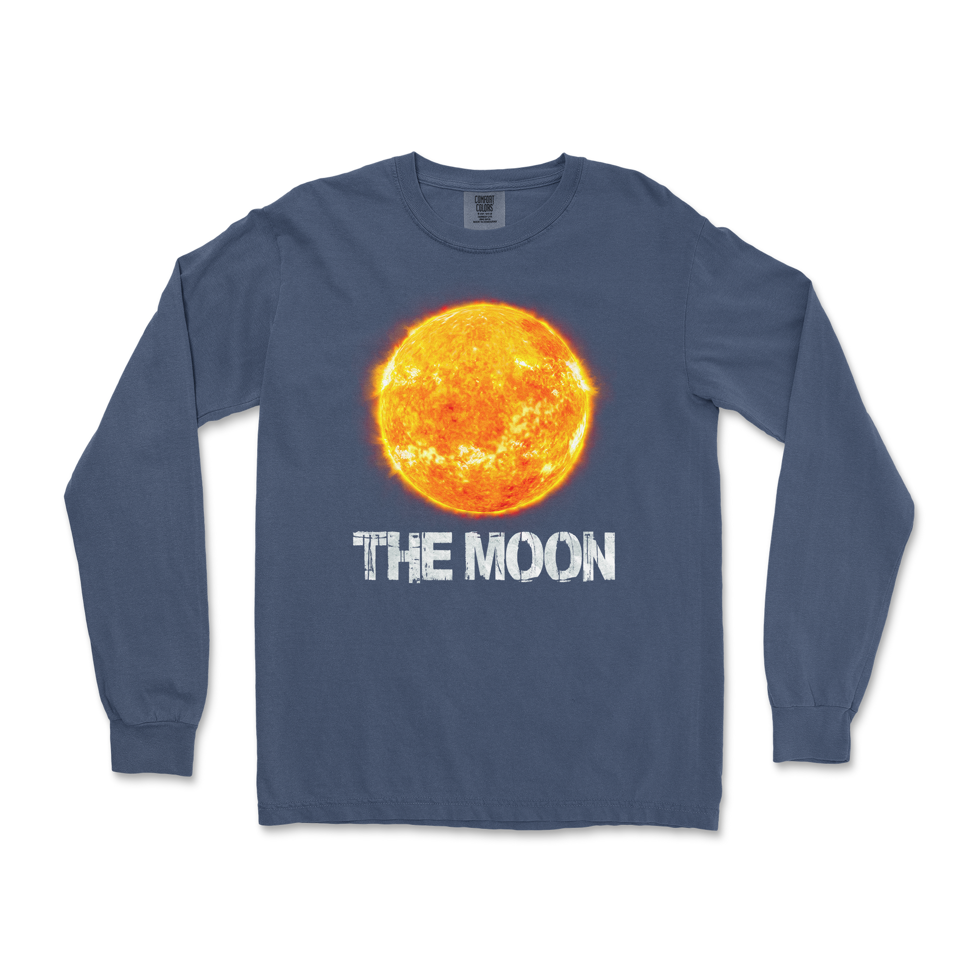 Comfort Colors Long Sleeve the moon in Midnight