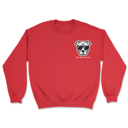 The Nice Shirt Crew Neck Pee Where You Want  in Red