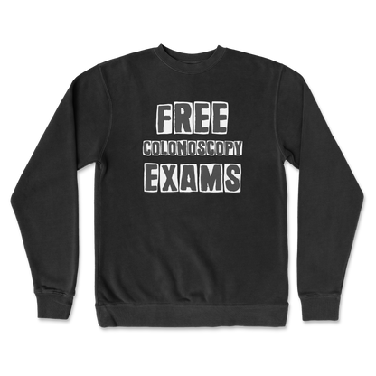 Independent Clothing Co. Crew Neck Free Colonoscopy Exams in Black