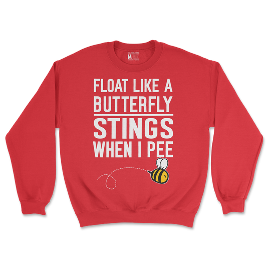 Gildan SoftStyle Crew Neck Stings When I Pee in Red