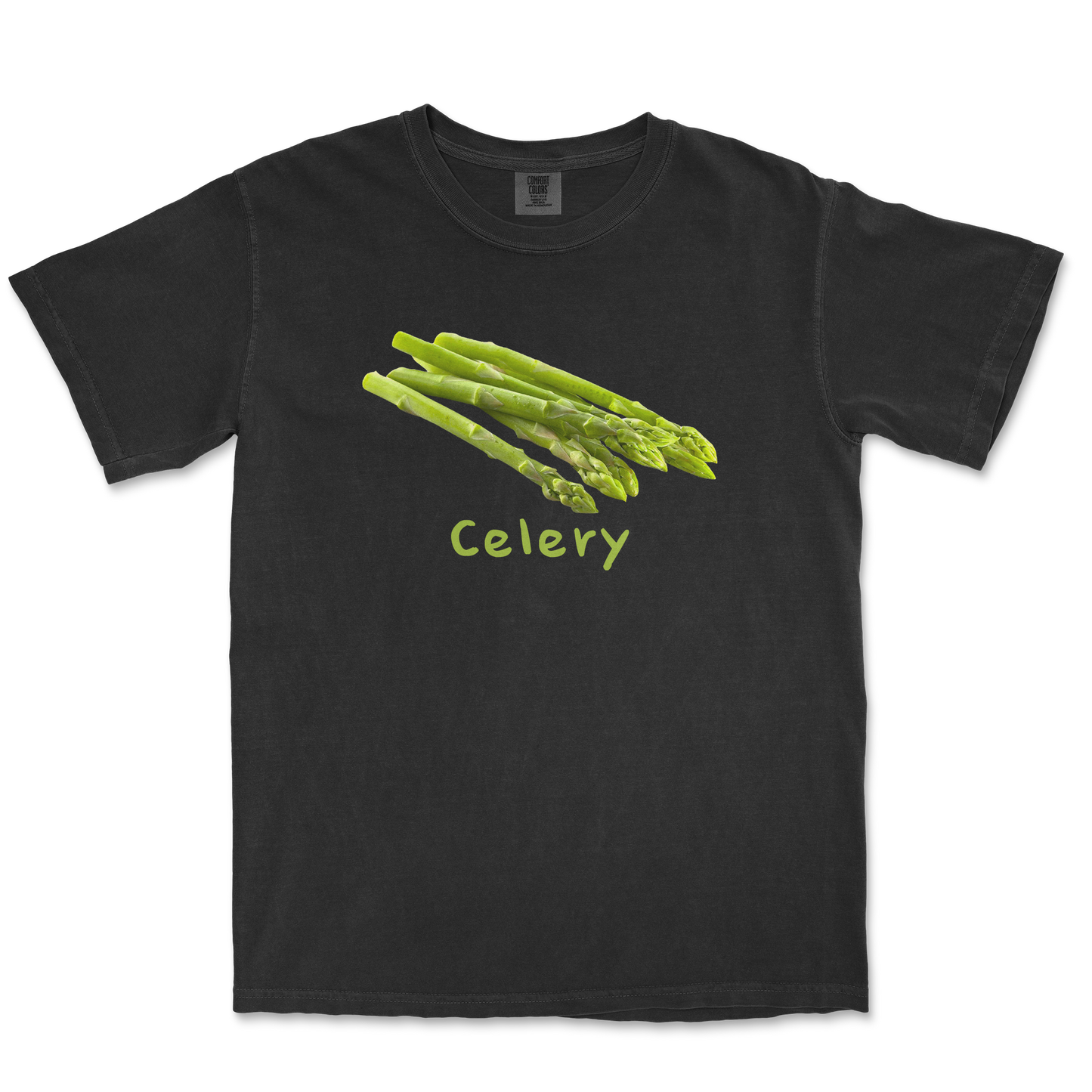 Comfort Colors T-Shirt Celery in Black