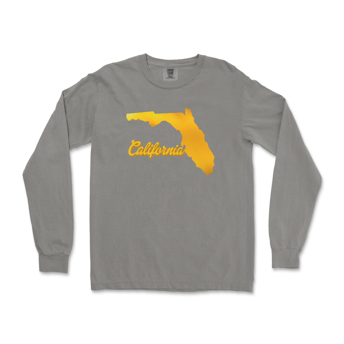 Comfort Colors Long Sleeve California in Grey