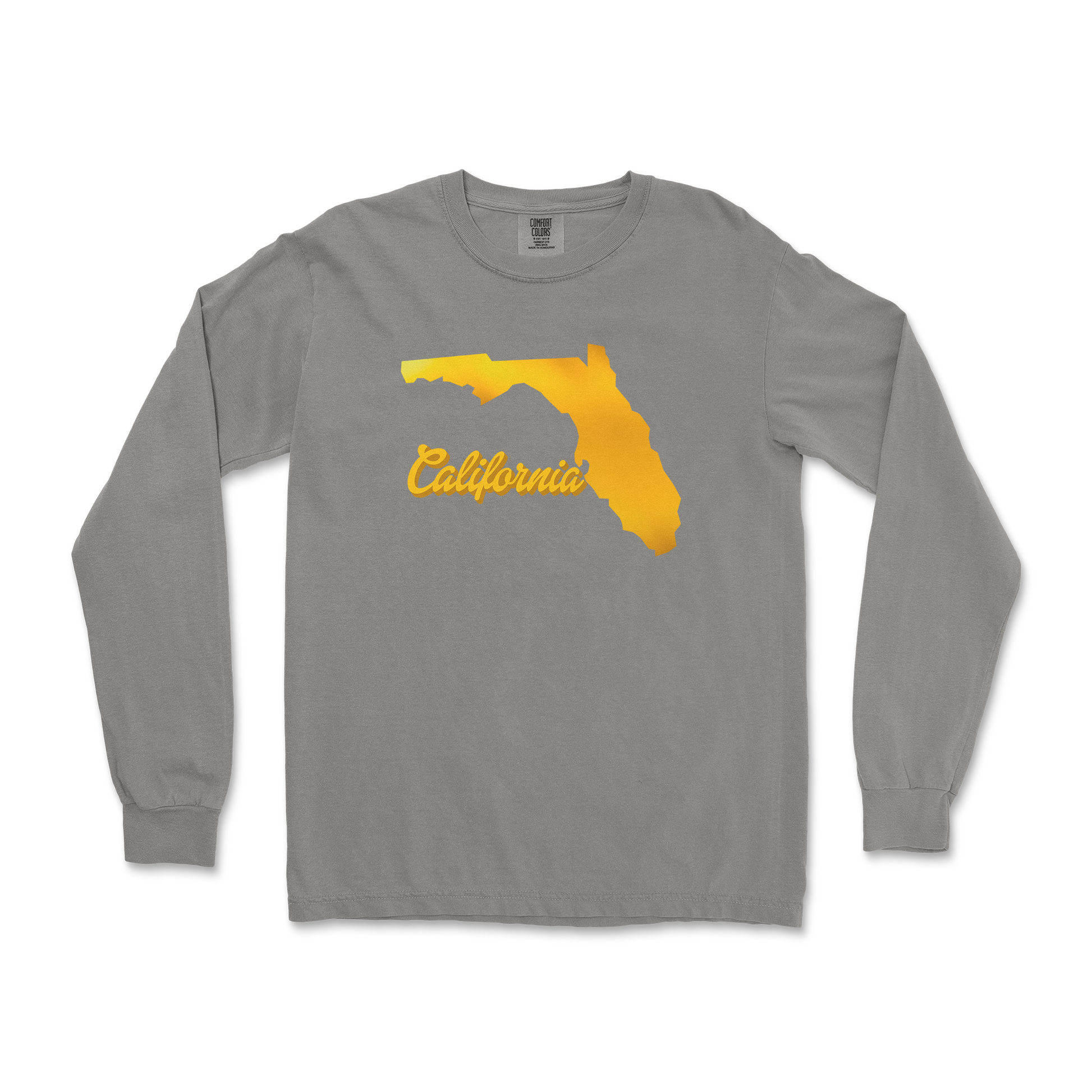 Comfort Colors Long Sleeve California in Grey