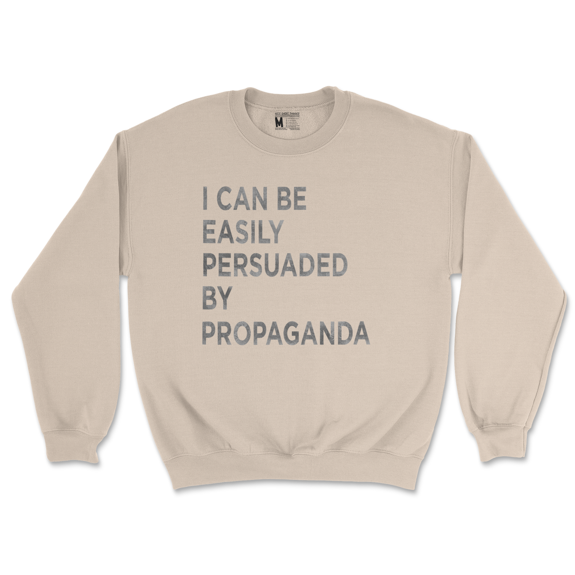 Gildan SoftStyle Crew Neck Propaganda in Sand