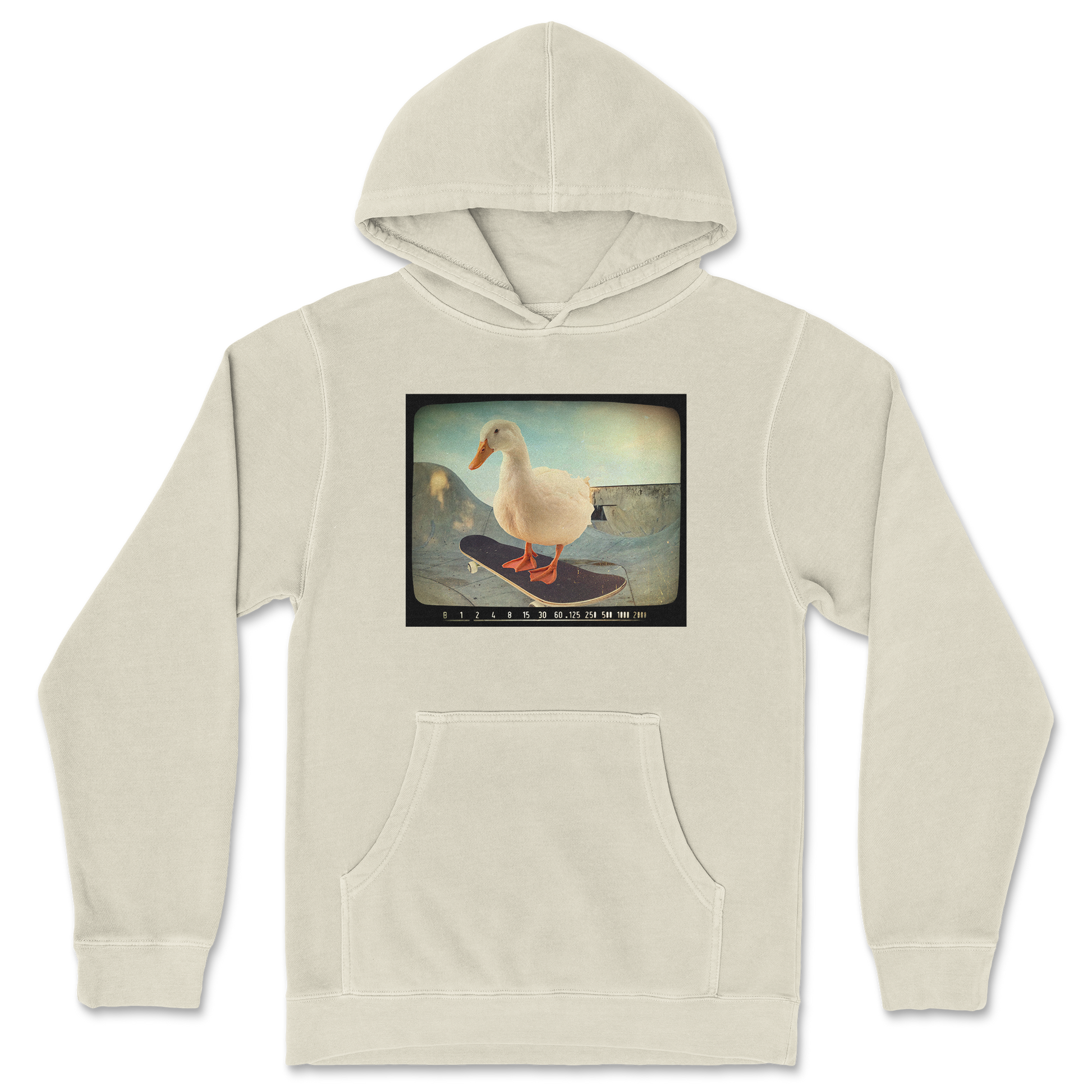 Independent Clothing Co. Hoodie Do A Flip in Ivory