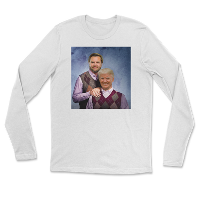 The Nice Shirt Long Sleeve Step Brothers  in White