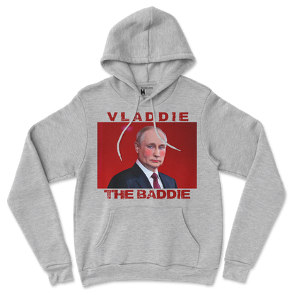 Gildan SoftStyle Hoodie Vladdie The Baddie in Sports Grey