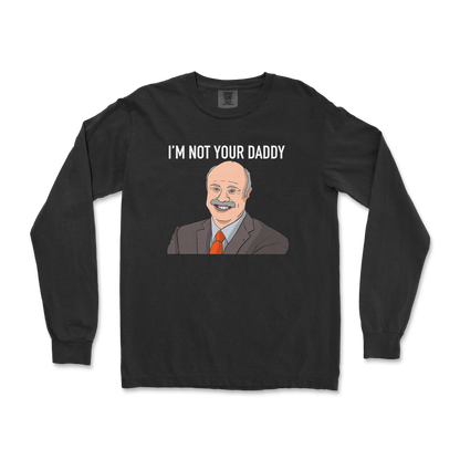 Comfort Colors Long Sleeve Daddy Phil in Black