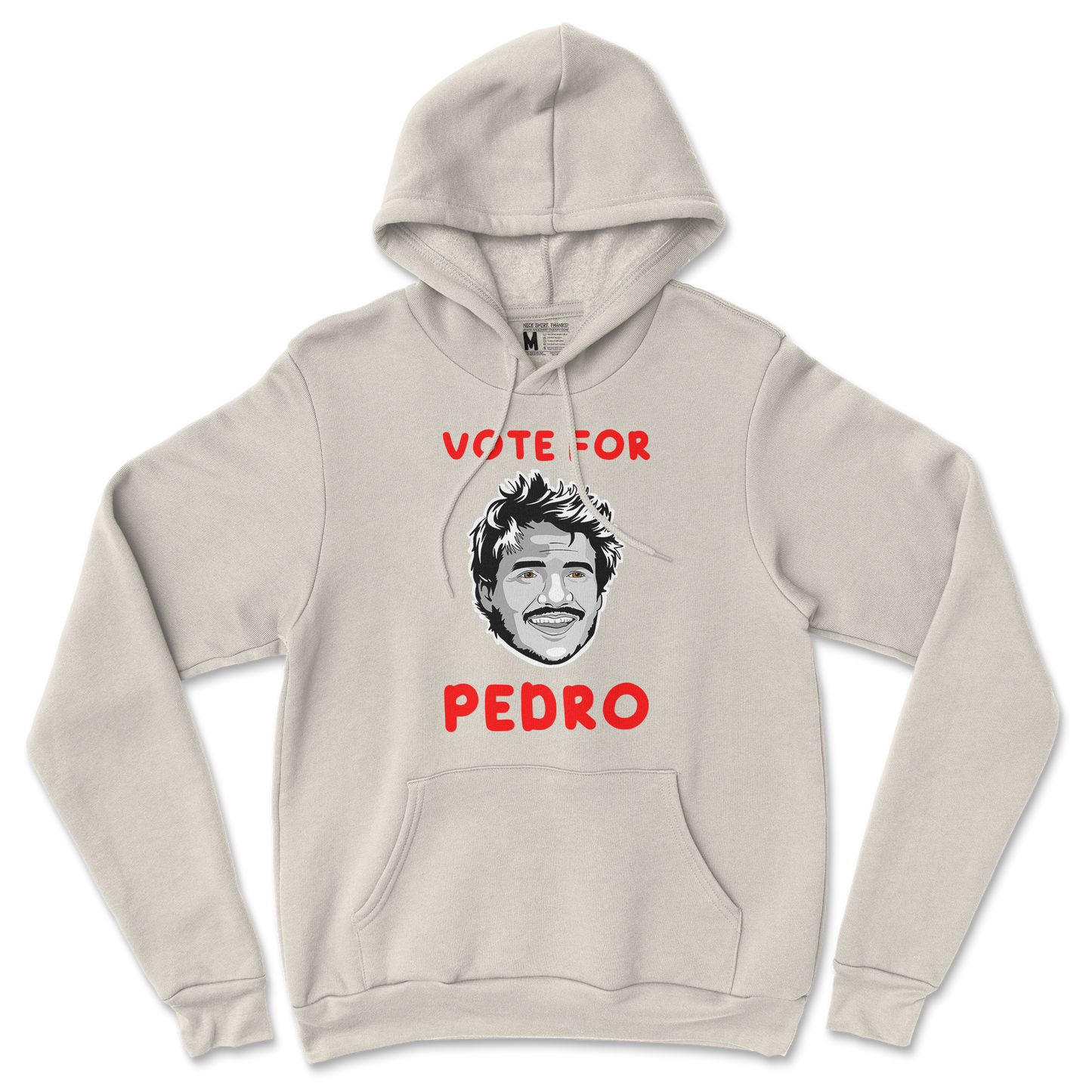 Gildan SoftStyle Hoodie Vote For Pedro in Sand