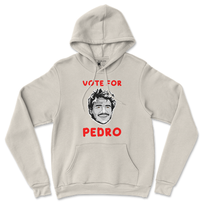 Gildan SoftStyle Hoodie Vote For Pedro in Sand