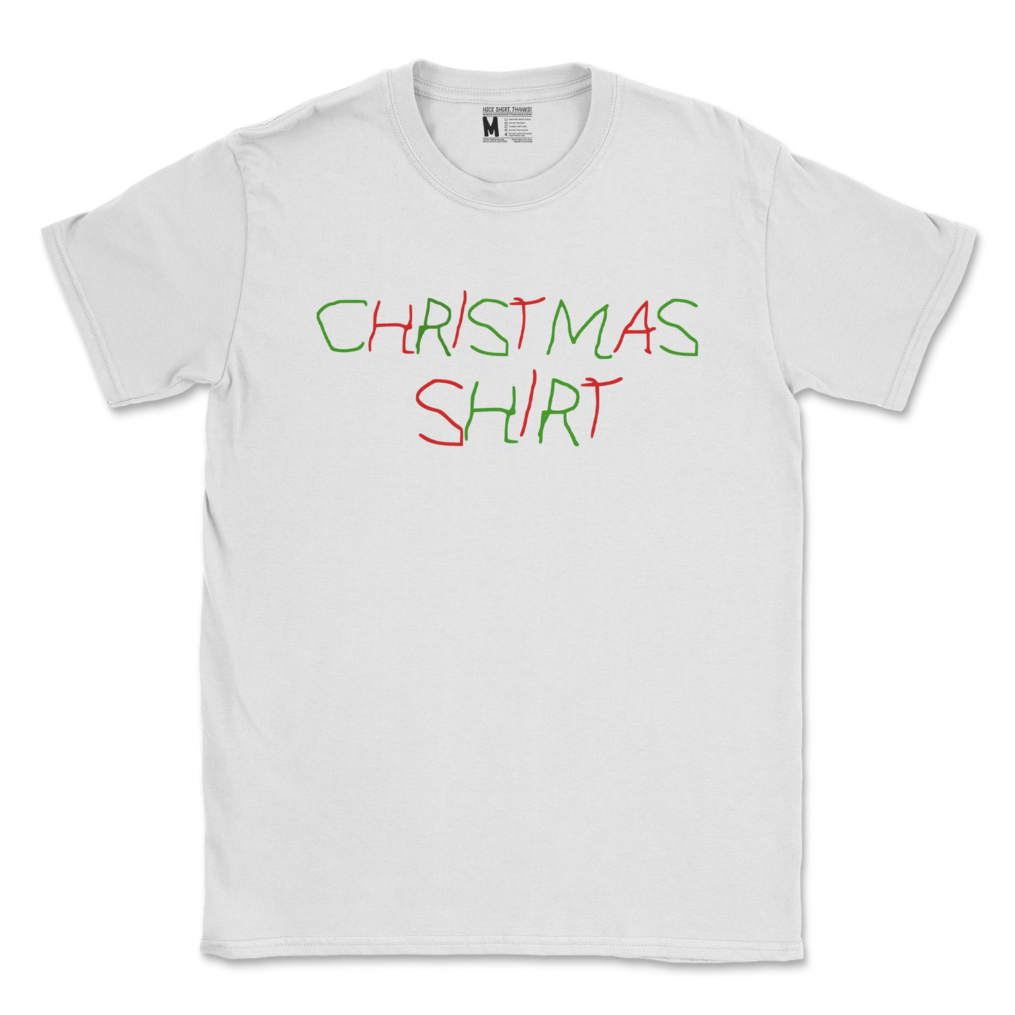 Gildan SoftStyle T-Shirt Christmas Shirt in White