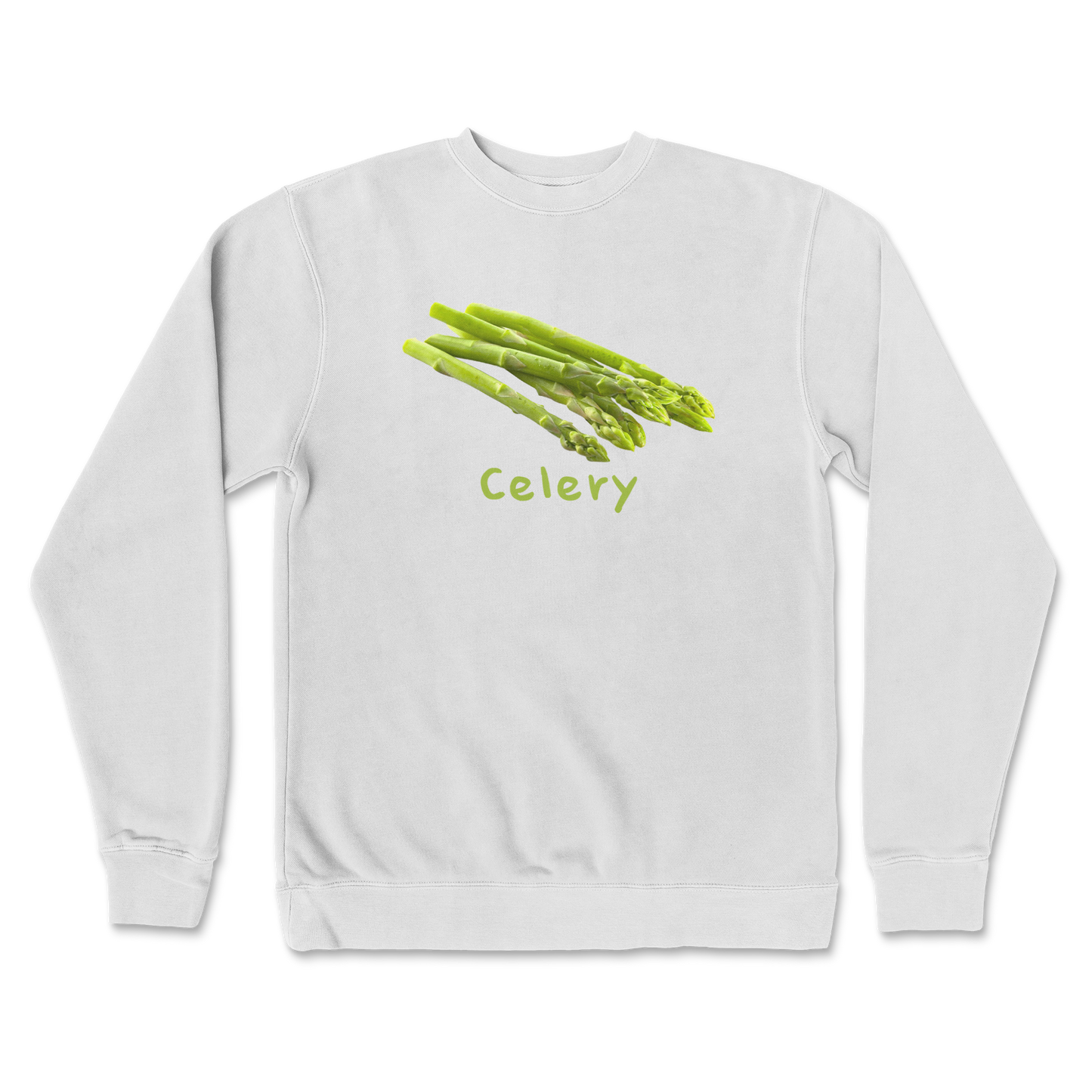 Independent Clothing Co. Crew Neck Celery in White