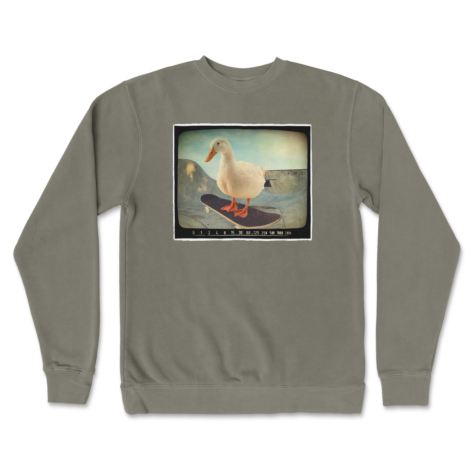 Independent Clothing Co. Crew Neck Do A Flip in Army