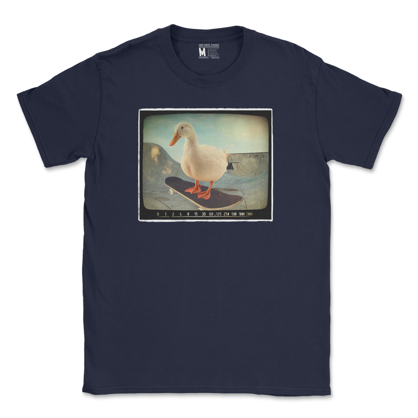 Gildan SoftStyle T-Shirt Do A Flip in Navy