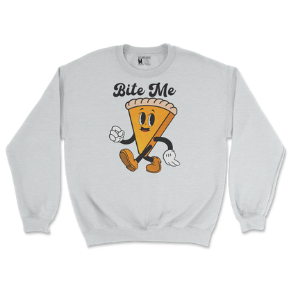 Gildan SoftStyle Crew Neck Bite Me  in Sports-Grey