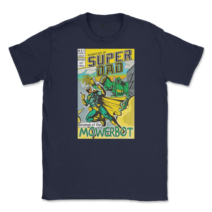 Gildan SoftStyle T-Shirt Super Dad in Navy