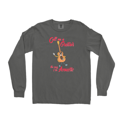 Comfort Colors Long Sleeve I Do Be Acoustic  in Pepper