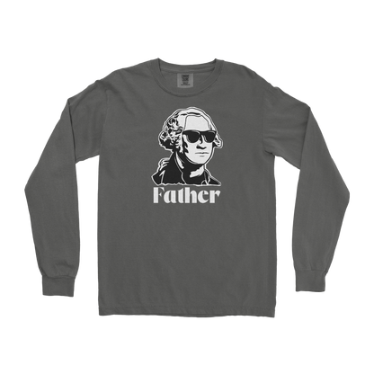 Comfort Colors Long Sleeve Father  in Pepper