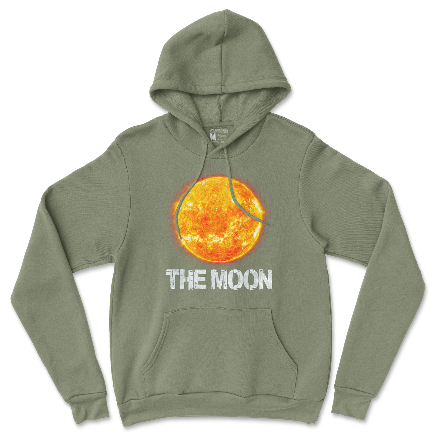 Heavy Blend Hoodie the moon in MilitaryGreen