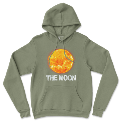 Heavy Blend Hoodie the moon in MilitaryGreen