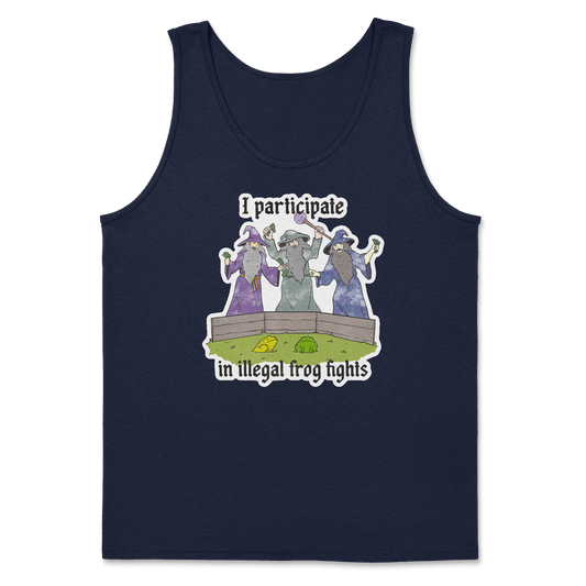 The Nice Shirt Tank Top Wizard Activities  in Navy