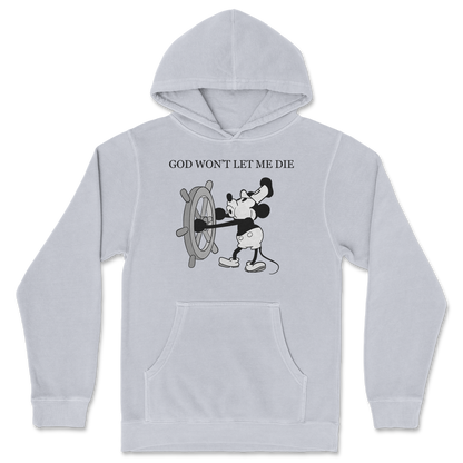 Independent Clothing Co. Hoodie God Wont Let Me Die in GreyHeather