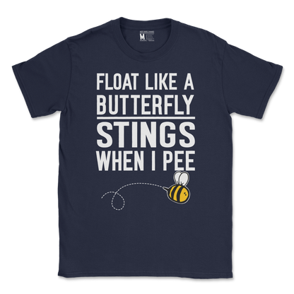 Gildan SoftStyle T-Shirt Stings When I Pee in Navy