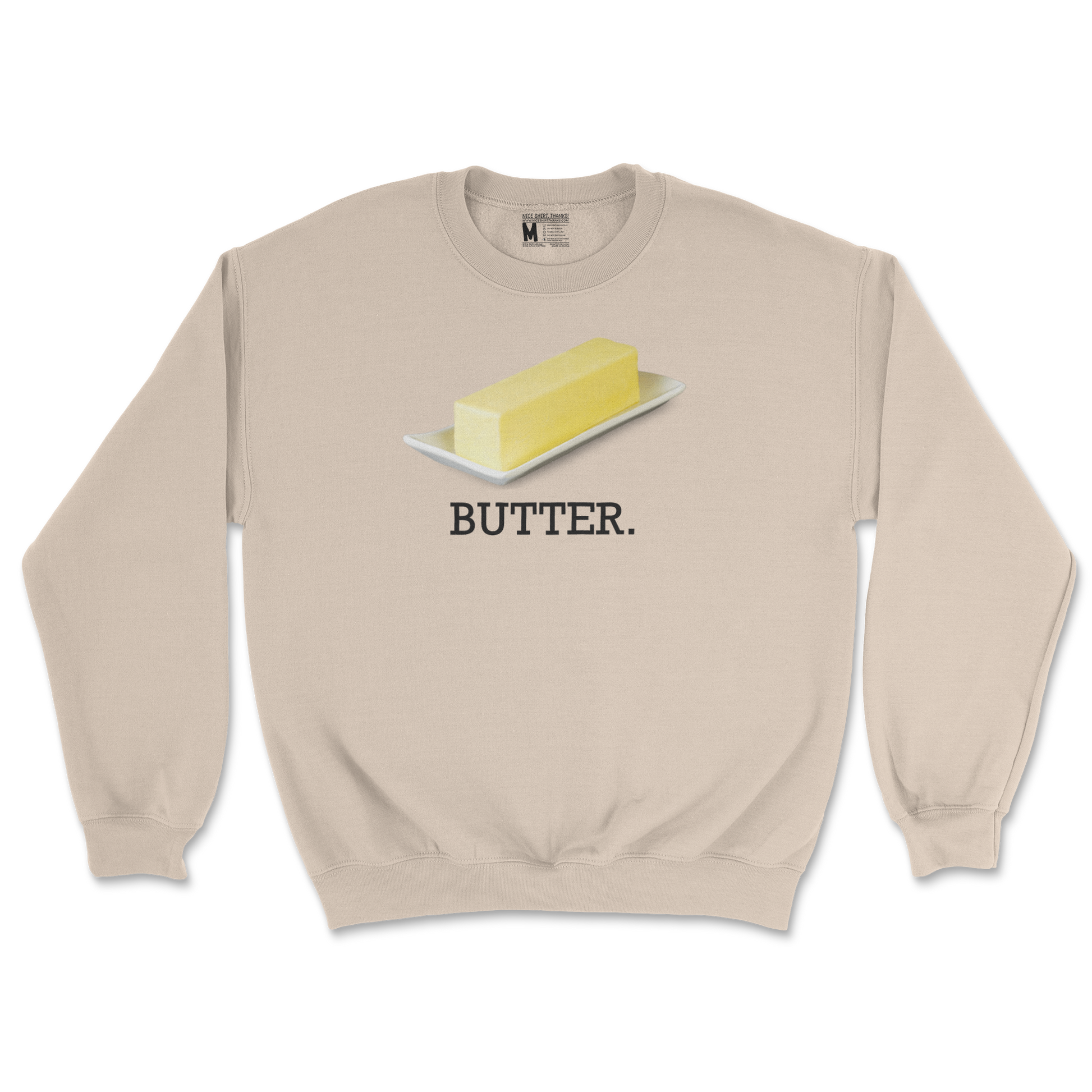 Gildan SoftStyle Crew Neck Butter in Sand