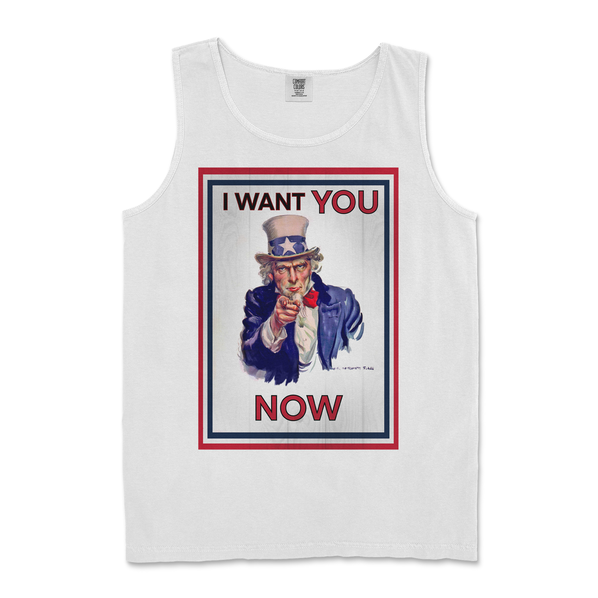 Comfort Colors Tank Top Daddy Sam in White