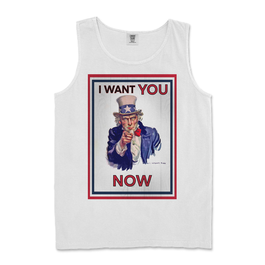 Comfort Colors Tank Top Daddy Sam in White