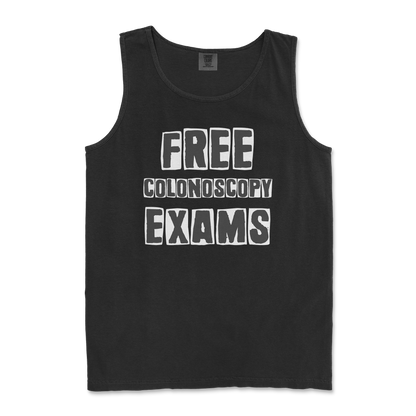 Comfort Colors Tank Top Free Colonoscopy Exams in Black