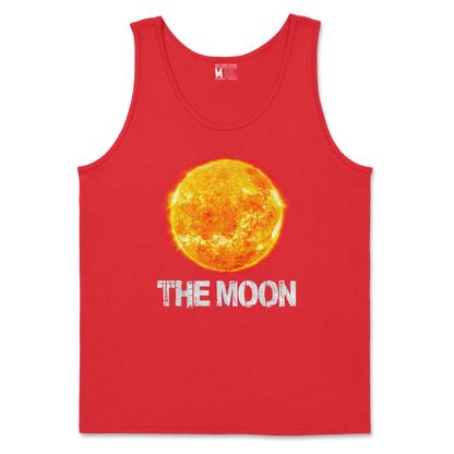 Heavy Blend Tank Top the moon in Red